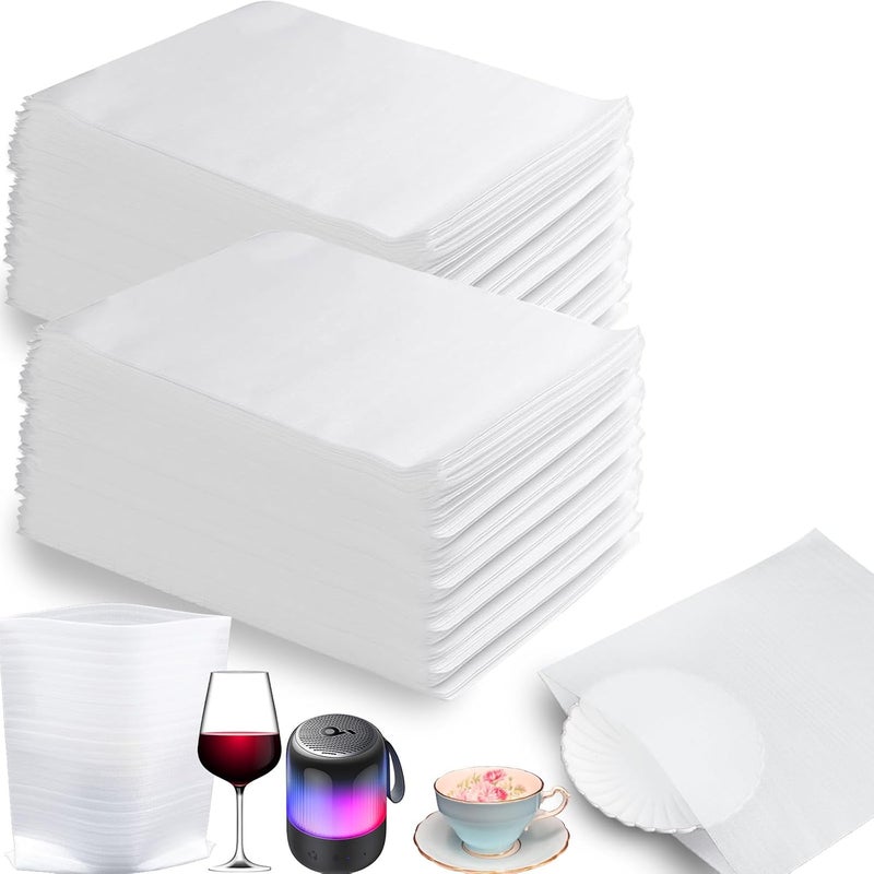 V-chen 100 Pack Foam Pouches, Cushion Foam Wrap Pouches for Moving and Storing, 10"x12" Foam Wrap Pouches Protect Fragile Items, Protect Mug, Glasses, China, and Dishes, Packing supplies - Image 1